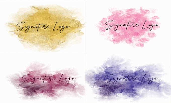do professional signature logo design