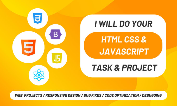 Do html css javascript project and tasks by Prem_shahi | Fiverr