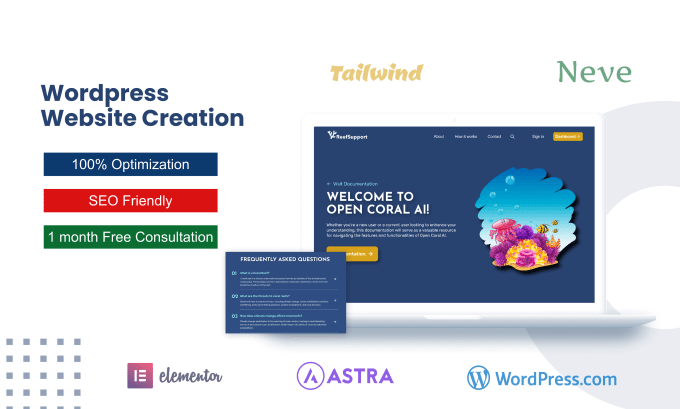 Create fully functional wordpress website any niche required by ...
