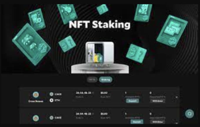 Build staking dapp, nft staking website, integrate web3 metamask, nfts ...