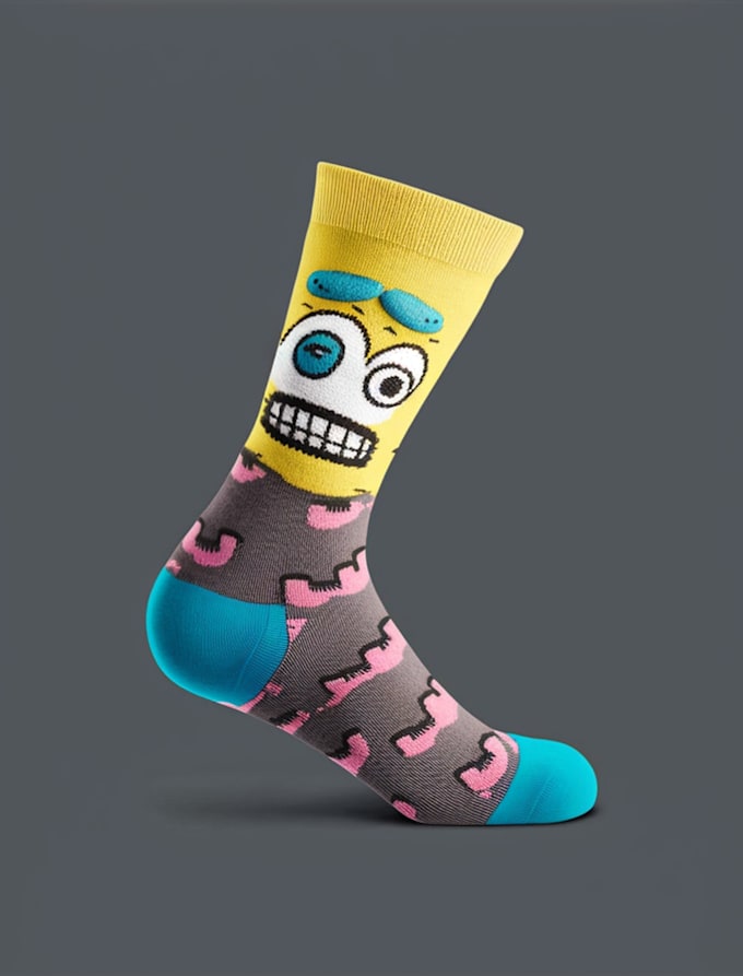 Do custom and creative socks design by Svaifok Fiverr