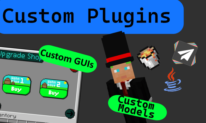 Create custom minecraft plugins with unique gui textures by Deeputmc ...