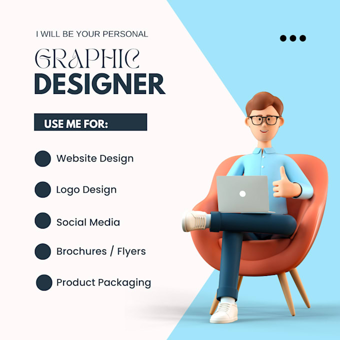 Be your professional graphic designer by Colejunck11 Fiverr