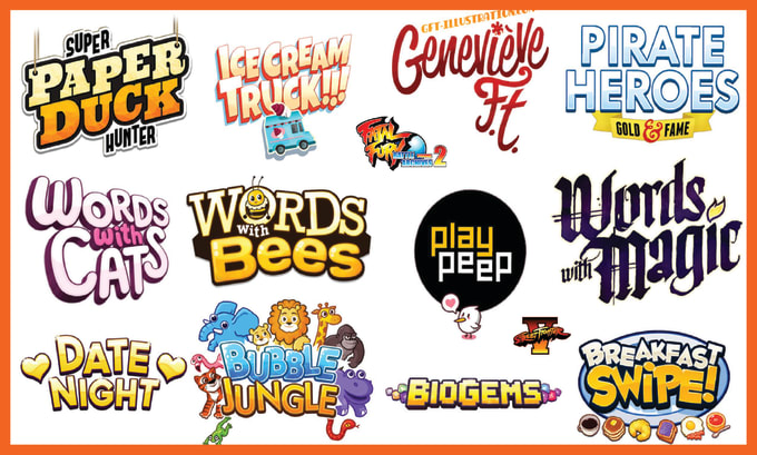 do modern,typography,parody,spoof, unique font logo design