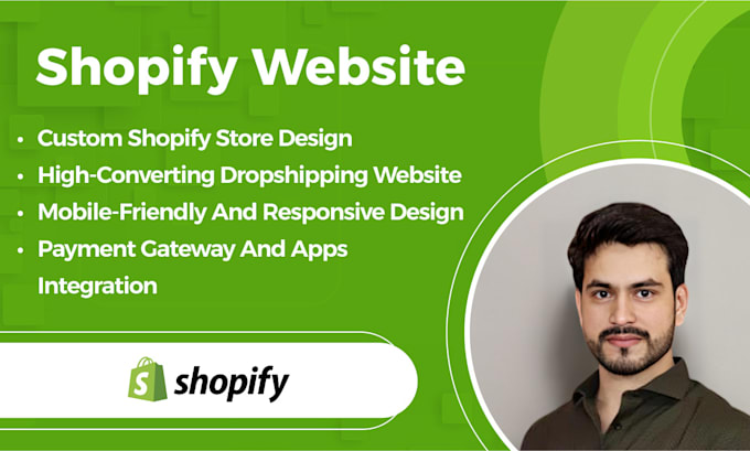 create a premium shopify store website design