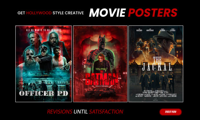 design professional cinematic movie poster and book covers, film posters