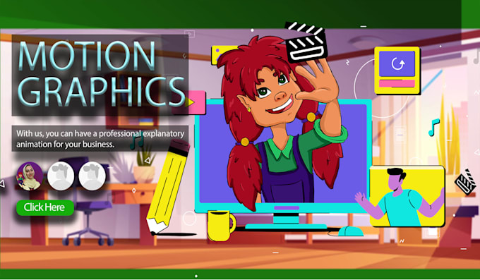 Create a 2d animated explainer video and motion graphics for sales by ...