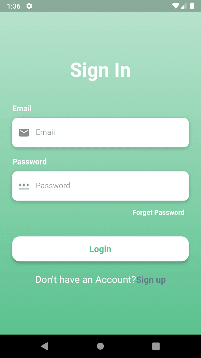 Do ui design of app in flutter by Arhamshahzad209 | Fiverr