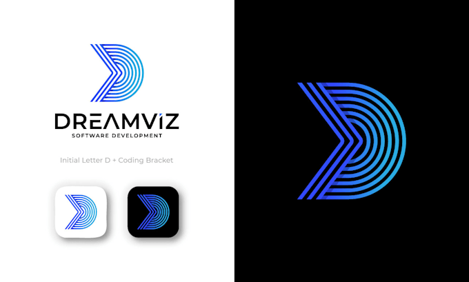 design stunning 3d gradient modern app icon and website logo