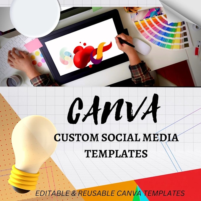 Design canva templates for your social media by Ussraa | Fiverr