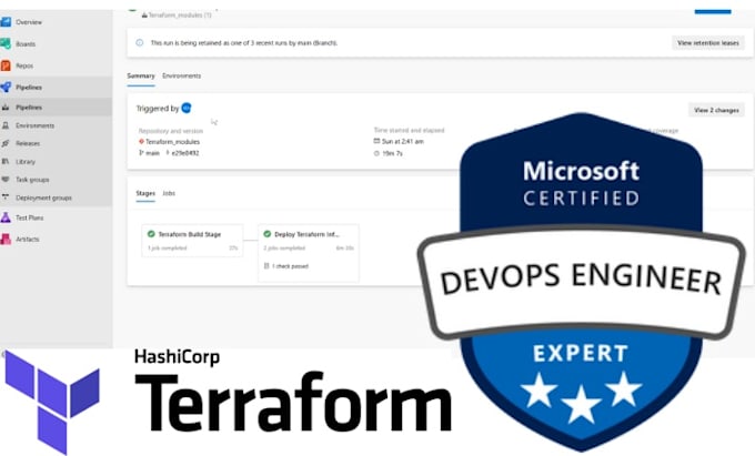 provision infrastructure with terraform
