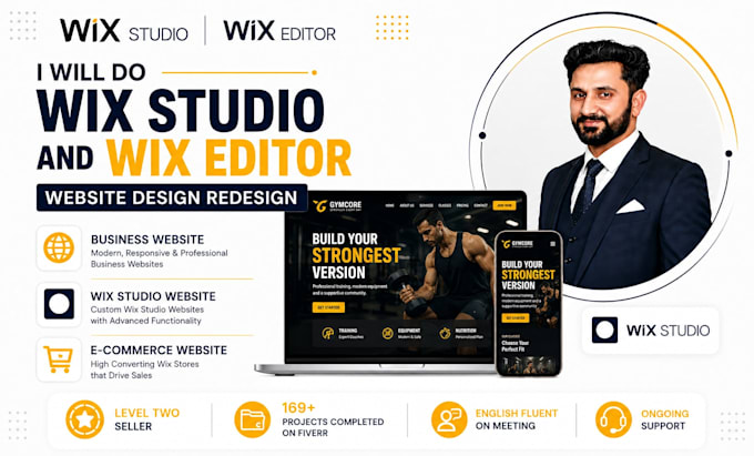 do wix studio and wix editor website design redesign