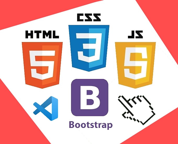 Do frontend web dev using simple html, css, js and bootstrap by Syo ... image.