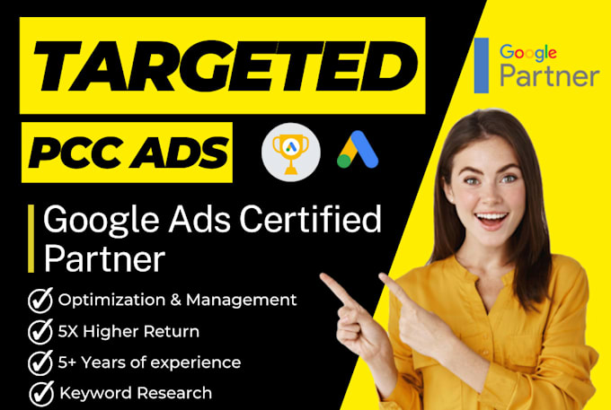 setup, manage and optimize your google ads campaigns