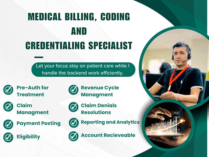 do complete rcm, medical billing, coding, denied claims, ar, credentialing, mips