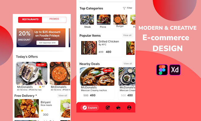 Work in mobile app and ui ux design in figma and adobe xd by ...