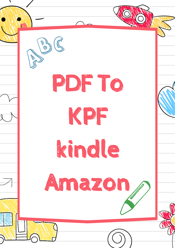 convert PDF to kpf ebook kindle amazon kdp