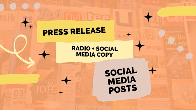 write your press release and help get you noticed