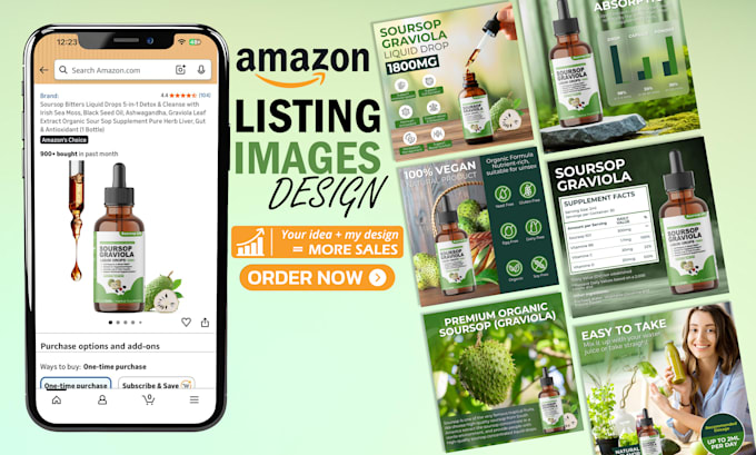 create amazon product listing images, a plus content ebc design