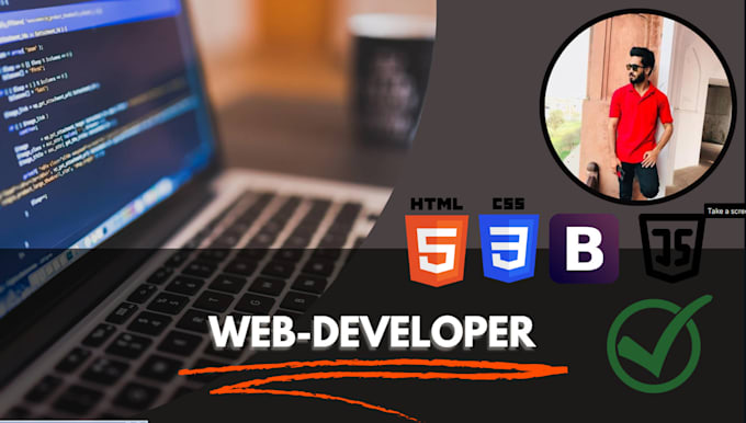 Be your front end developer in html, css bootstrap and javascipt by Dev ...