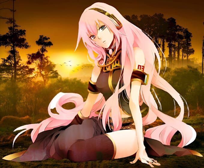diseño de fondos anime