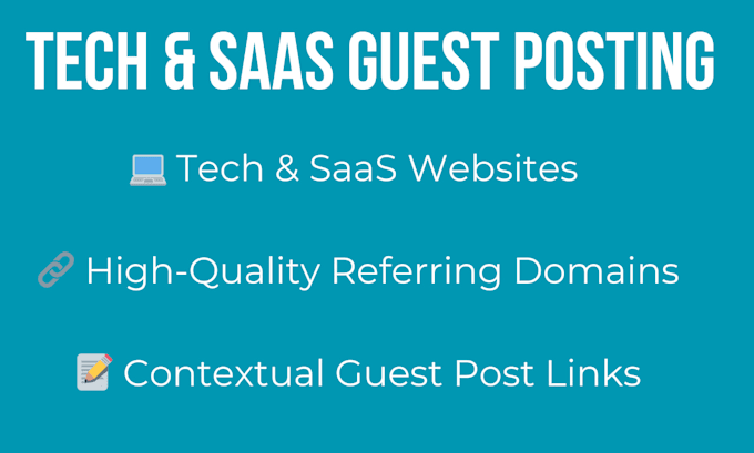 do tech and saas guest posting on real websites with high DR