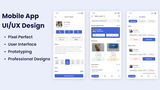 Do professional mobile app ui design in figma by Kalkidesigns | Fiverr