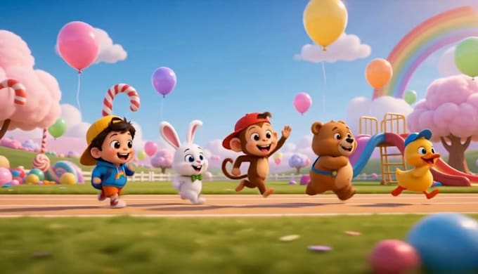 create ai video or animate your picture, 3d cartoon for kids