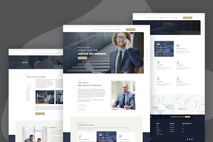 design law firm and consulting website