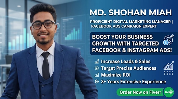 setup facebook ads campaign for your product or service