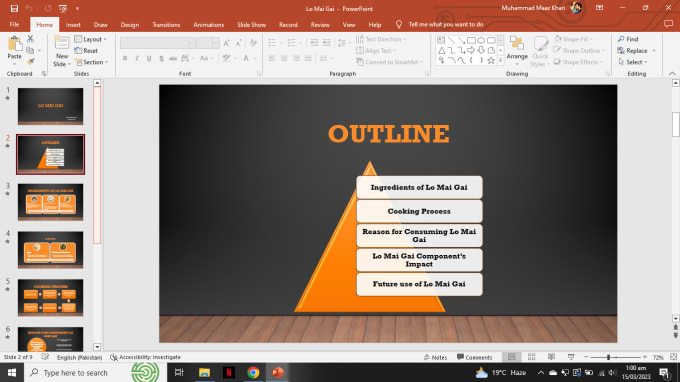 create unique college powerpoint slides for you