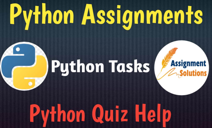 Do python projects, assignments, and tasks for you by Raxxaqriax | Fiverr