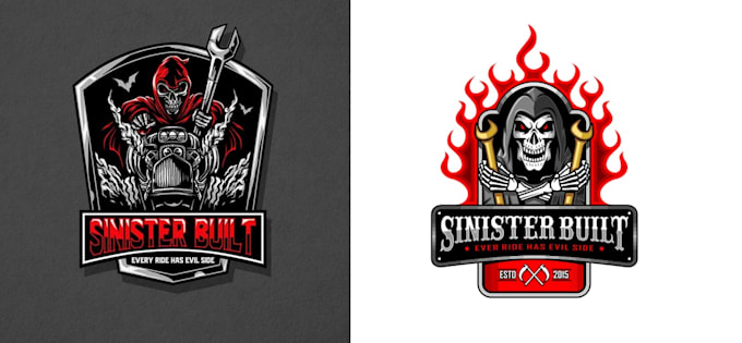 create professional vintage racing and automotive logo designs