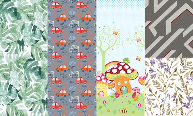 design repeat custom pattern for kids