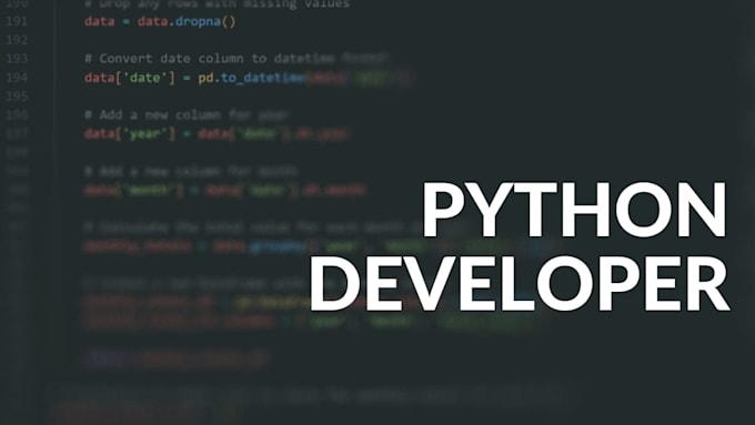 Do your python programming projects by Furqanuppal | Fiverr