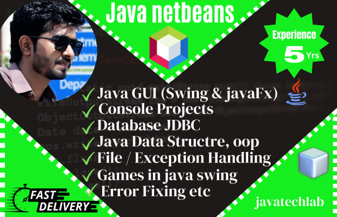Do java swing programming in netbeans by Javatechlab | Fiverr