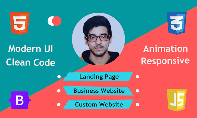 Develop, design and redesign website for business with html, css, js by ...
