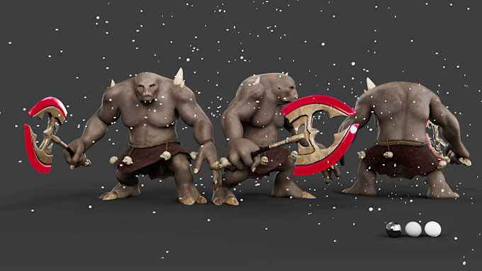 do creature 3d models for roblox, unreal, unity