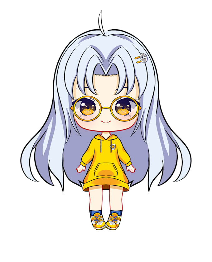 make your original character to be a live2d chibi 1