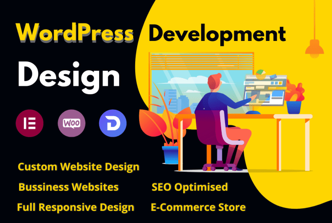 I will build professional and responsive wordpress website design