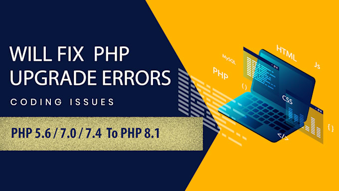 fix PHP upgrade errors from ver 5 or 7 to PHP 8 for your website