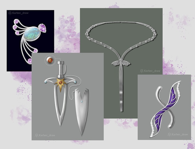 design jewelry pieces or refine your sketch