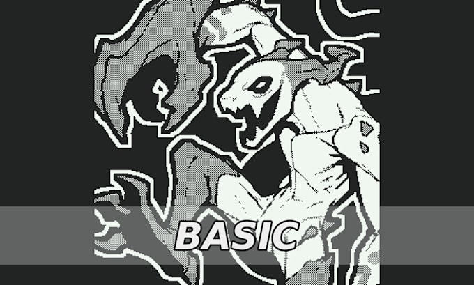draw and design an original character for you in pixel art