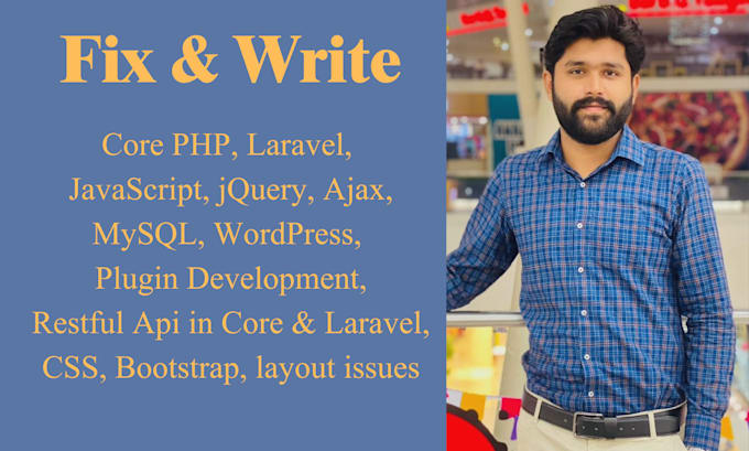 fix write php javascript jquery laravel wordpress