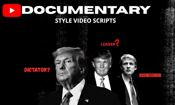 write factual and thrilling scripts for youtube documentary