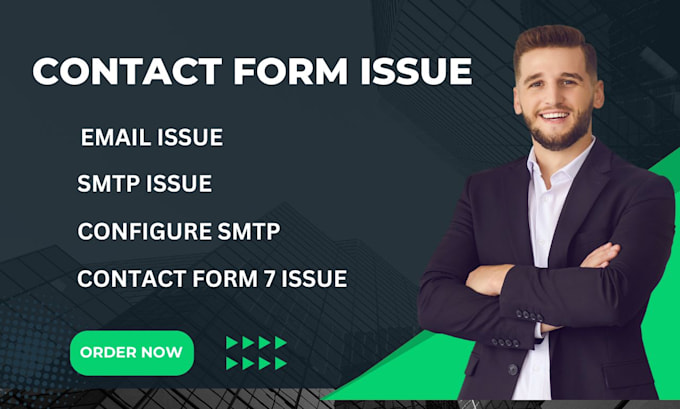 create or fix contact form issues, fix email issues