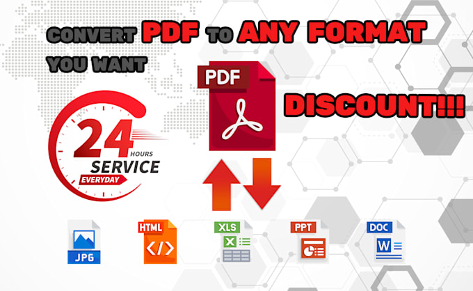 convert PDF to any format