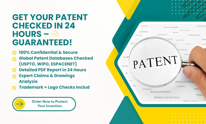 Do professional patent and trademark search uspto wipo certified 24h ...