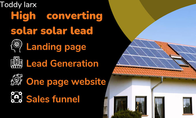 create solar landing page solar lead solar website for your solar business