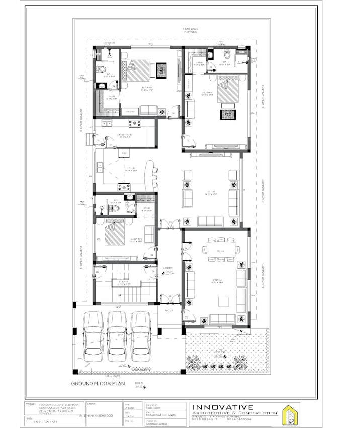 Your architect, a draftsman for house plans, 2d floor plan blueprints